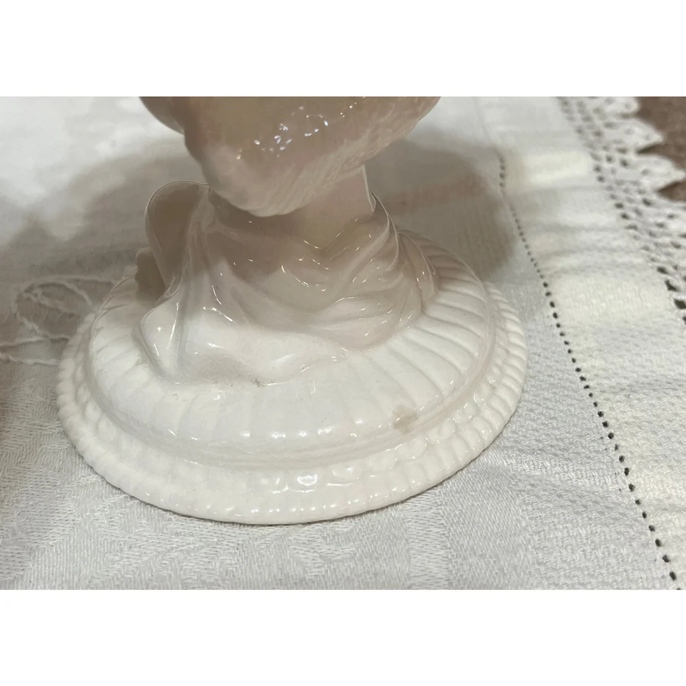 Vintage Avon Bath Accessories Cherub Soap Dish Trinket Holder